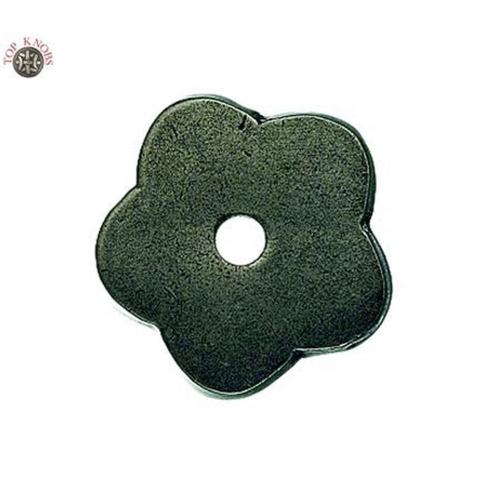 Aspen Flower Backplate 1 Inch Silicon Bronze Light