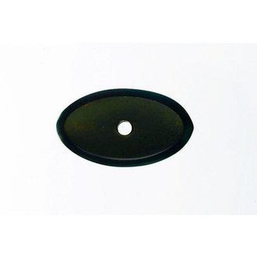 Aspen Oval Backplate 1 1/2 Inch Medium Bronze