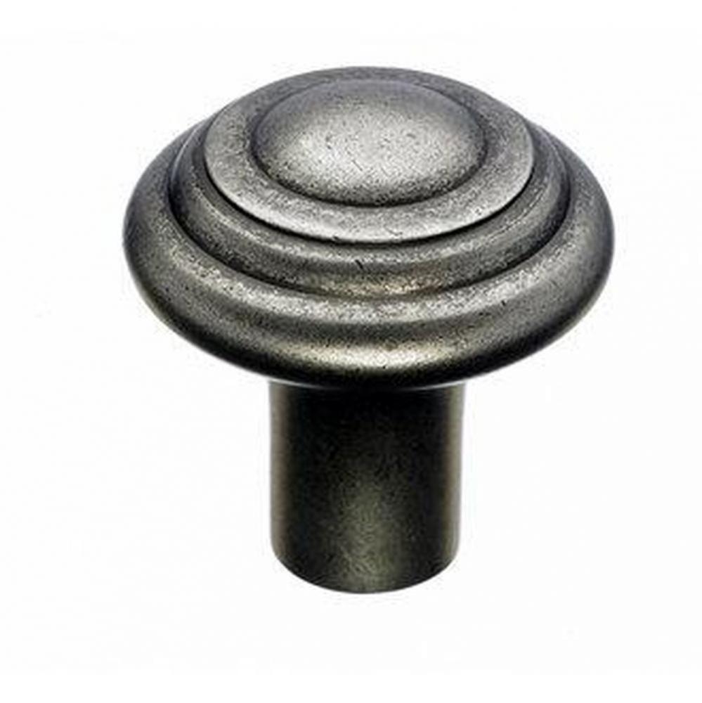 Aspen Button Knob 1 1/4 Inch Silicon Bronze Light