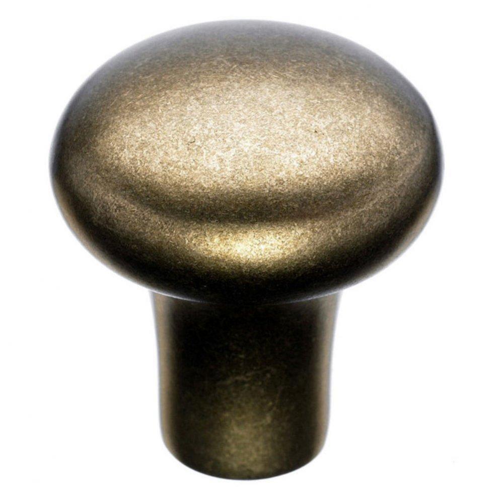 Aspen Round Knob 1 3/8 Inch Light Bronze
