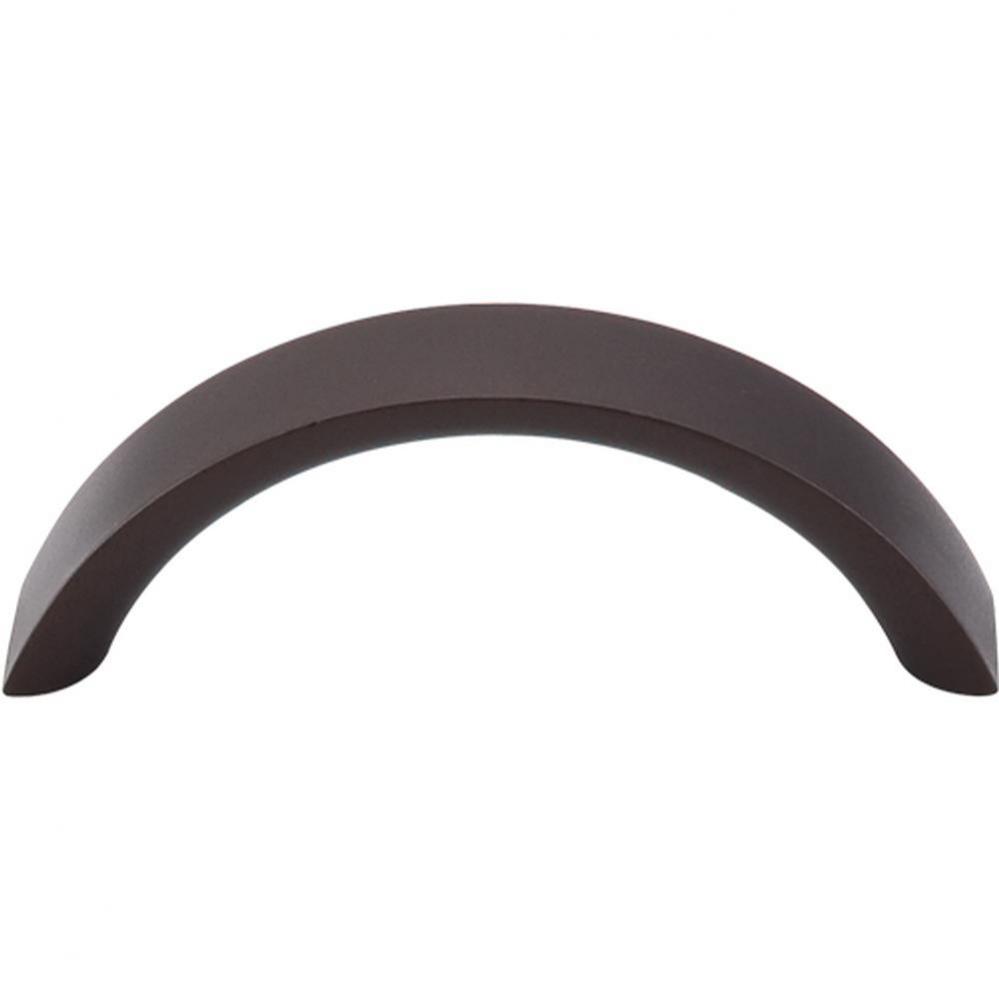 Crescent Pull 3 Inch (c-c) Oil Rubbed Bronze