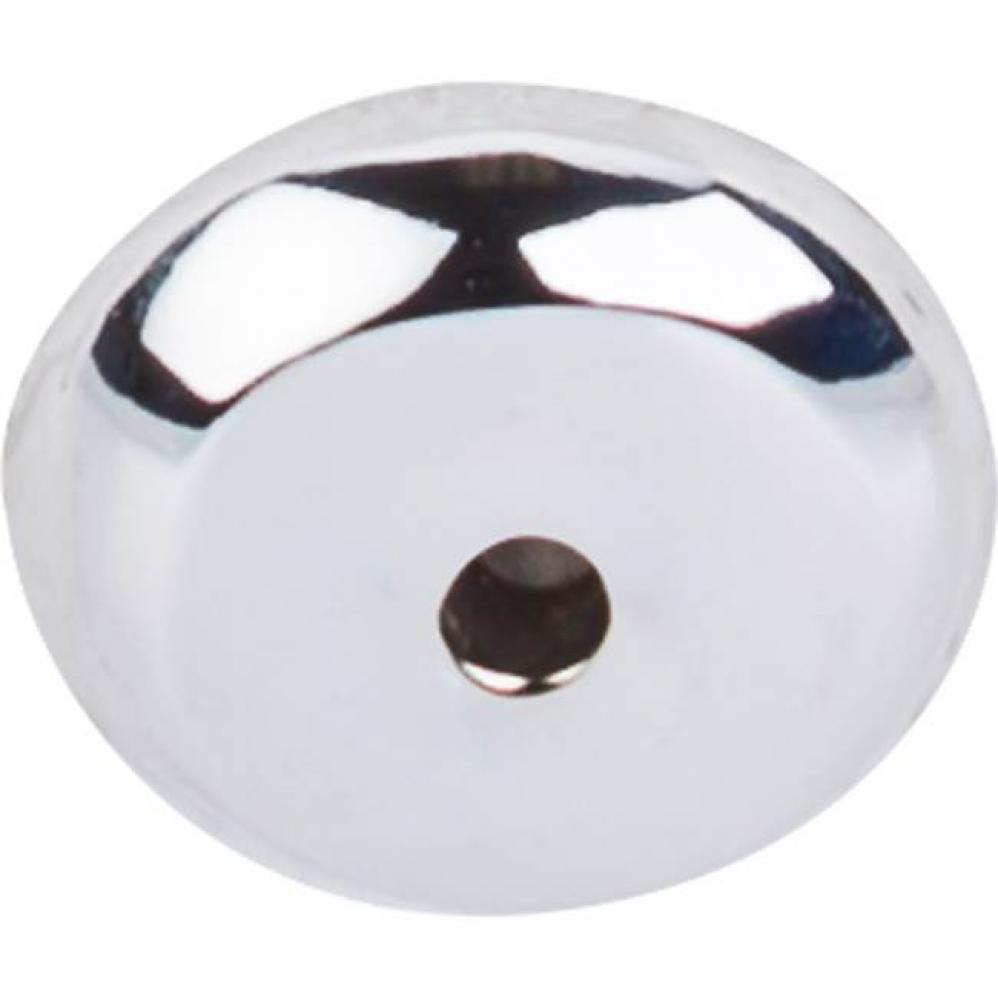 Aspen II Round Backplate 7/8 Inch Polished Chrome