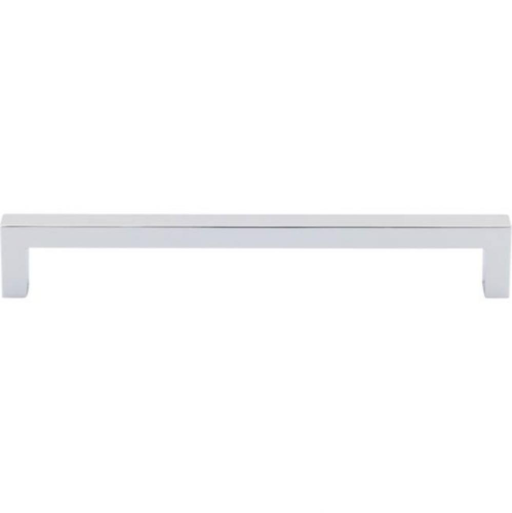 Square Bar Pull 7 9/16 Inch (c-c) Polished Chrome