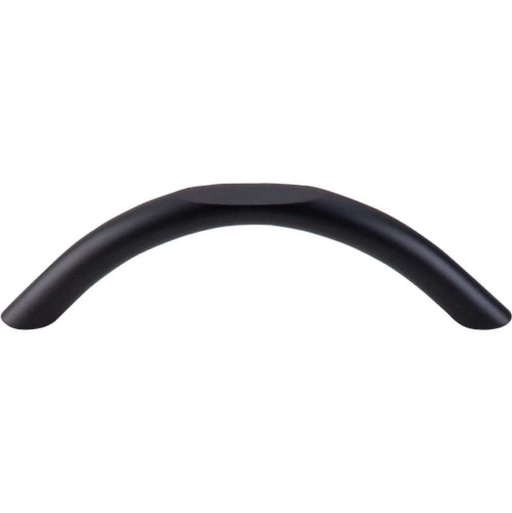 Curved Pull 3 3/4 Inch (c-c) Flat Black