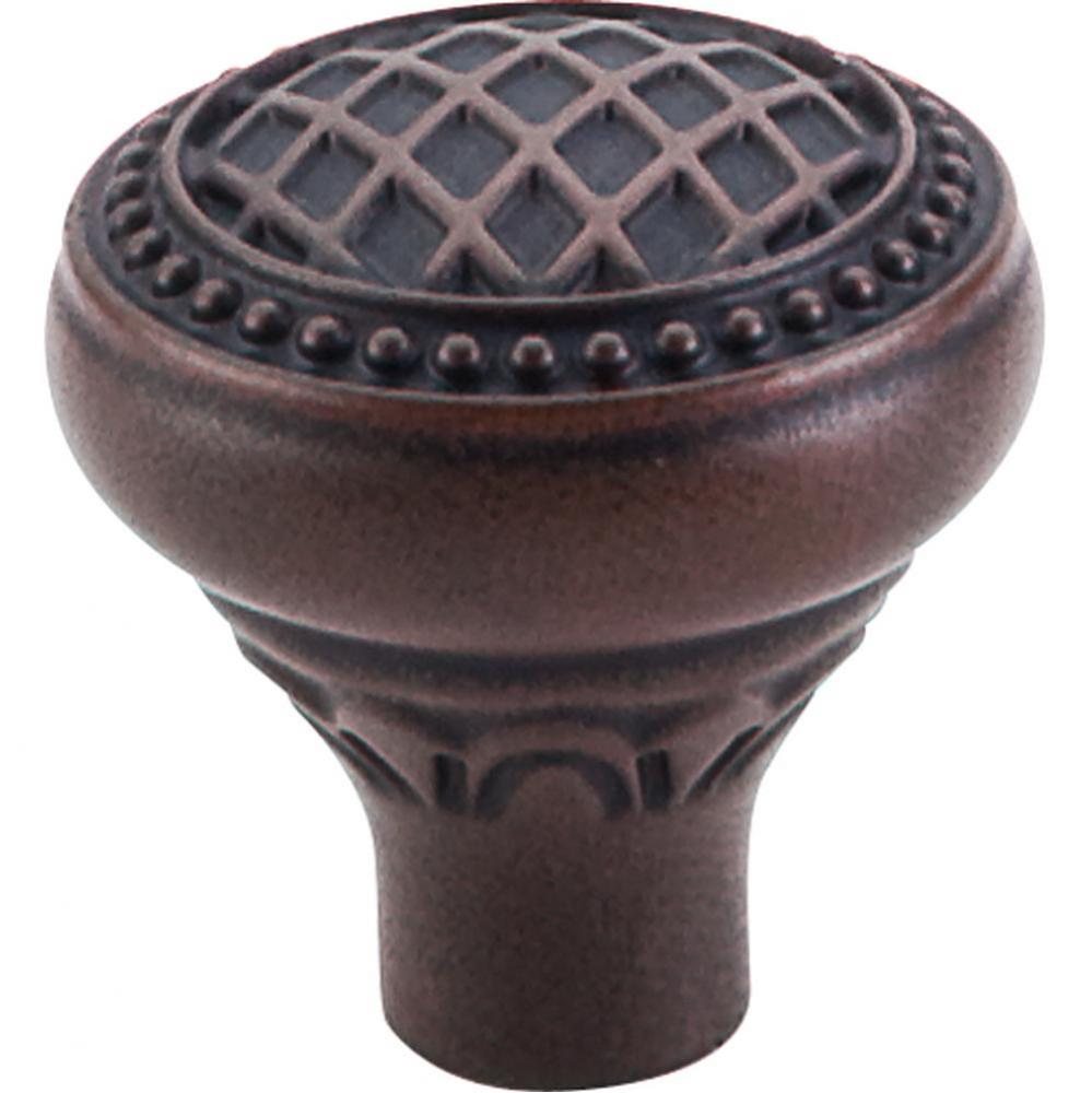 Trevi Round Knob 1 5/16 Inch Patina Rouge