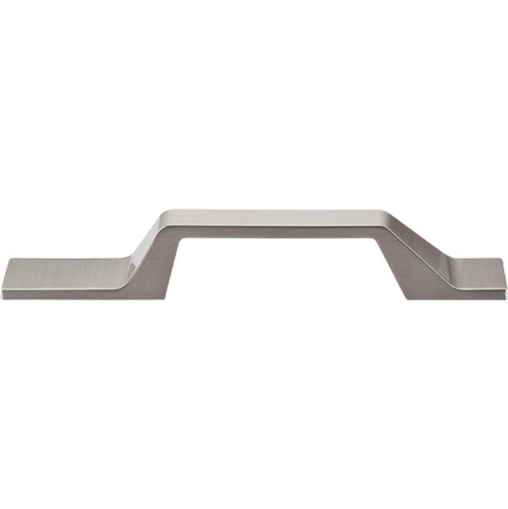 Modern Metro Asymmetrical Pull 3 1/2 Inch (c-c) Brushed Satin Nickel