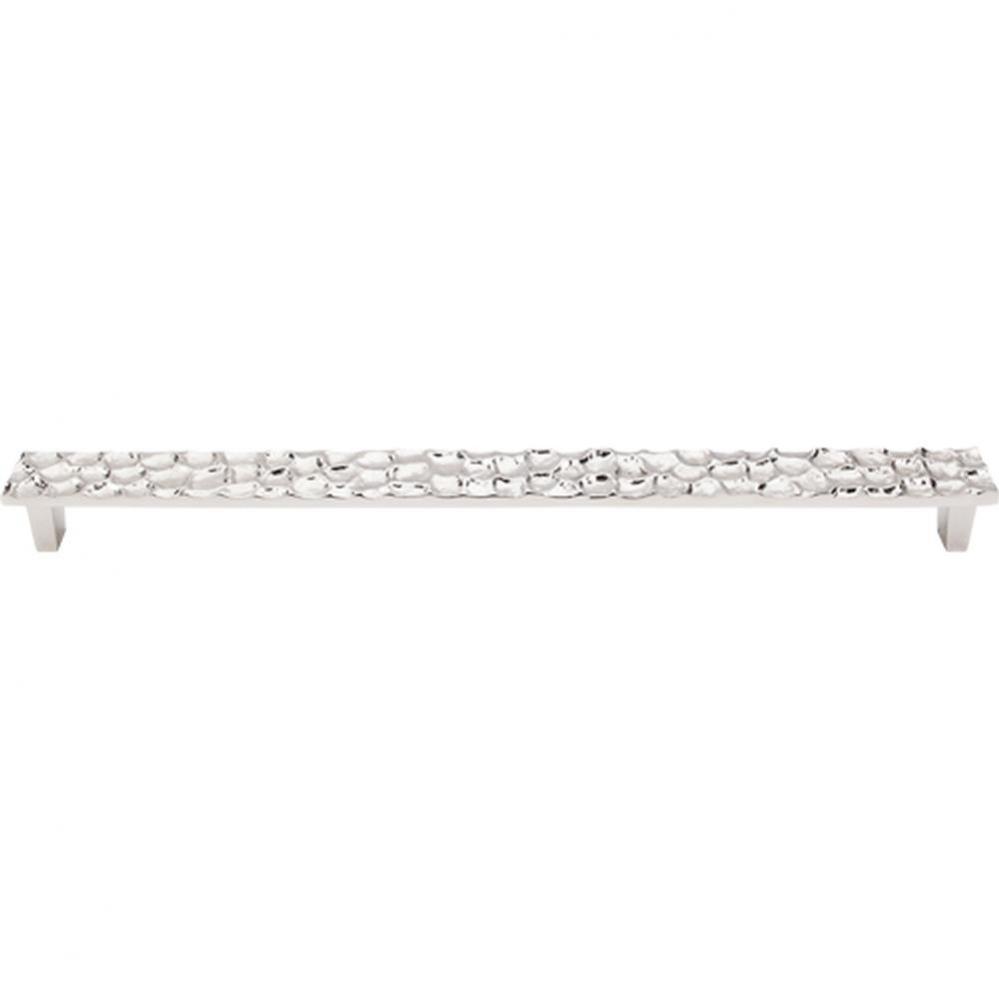 Cobblestone Pull 12 9/16 Inch (c-c) Polished Nickel