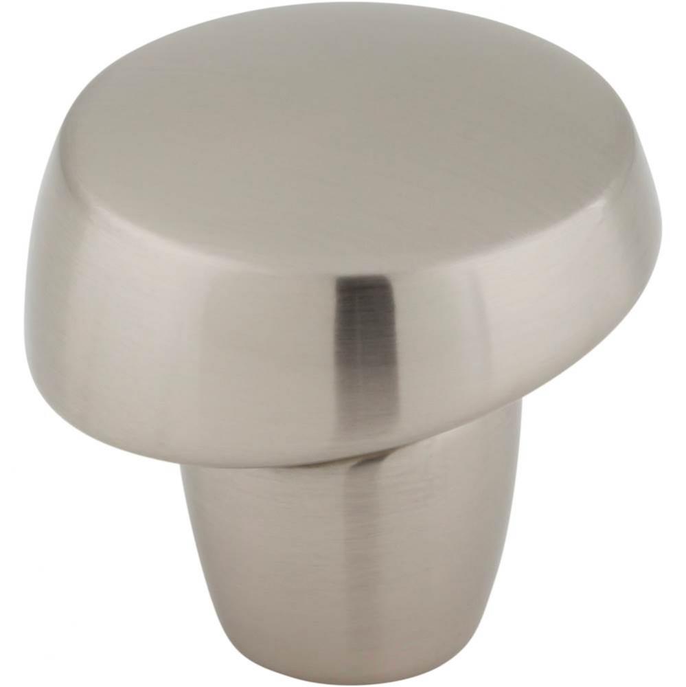 Florham Slant Knob 1 1/4 Inch Brushed Satin Nickel