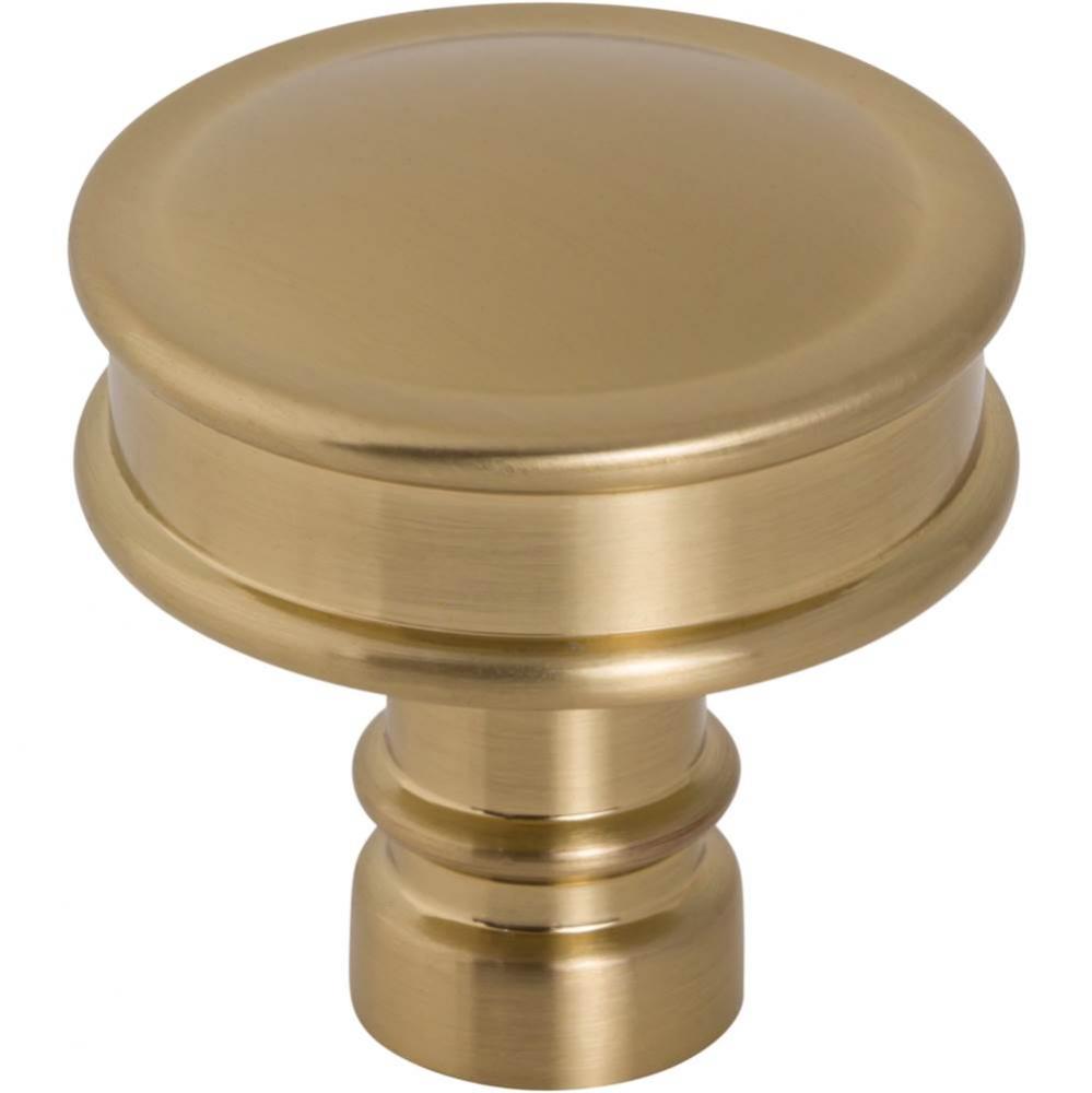 Cranford Knob 1 1/4 Inch Honey Bronze