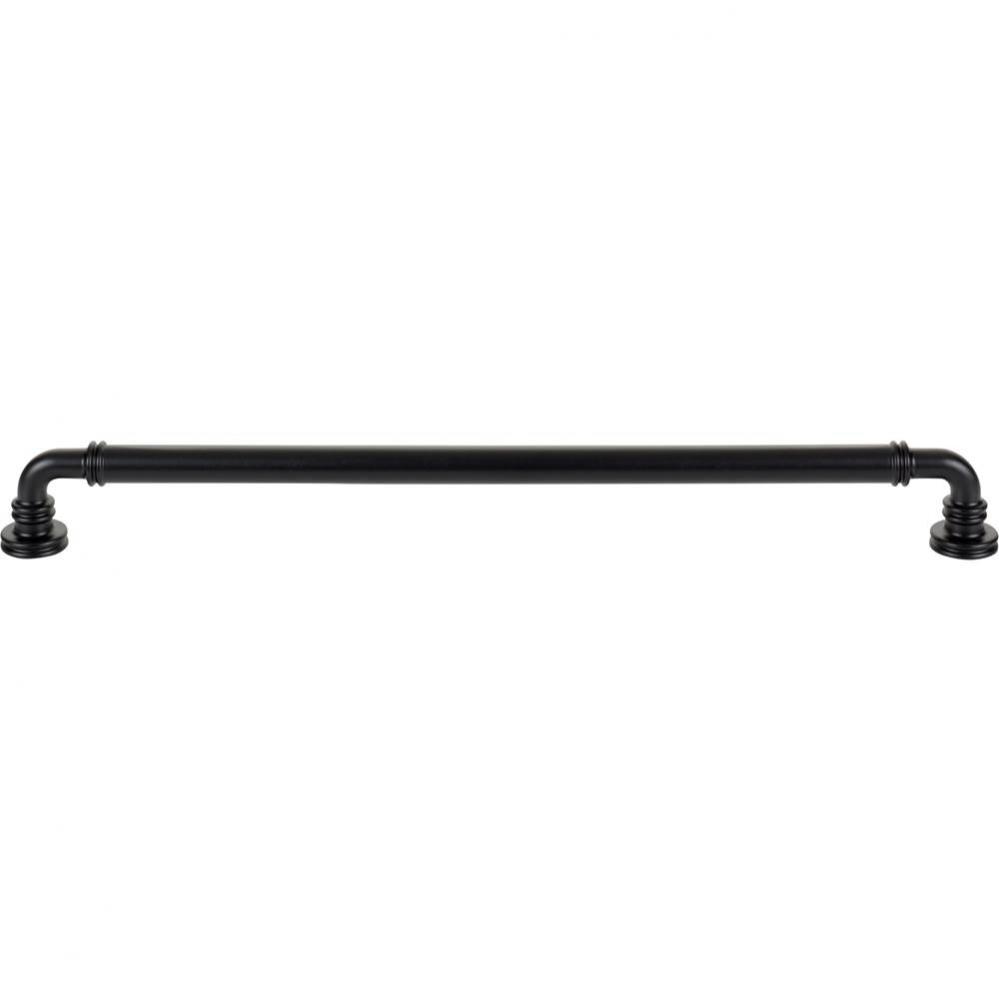 Cranford Pull 12 Inch (c-c) Flat Black