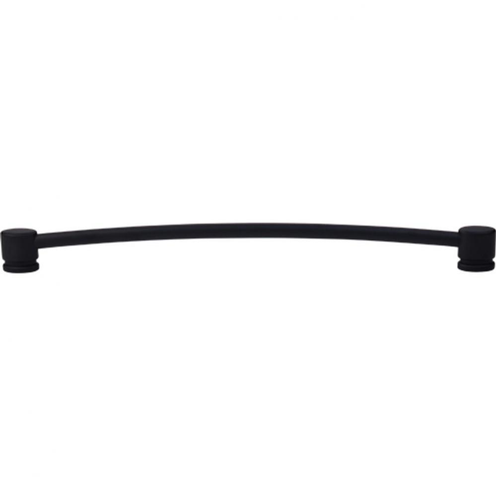 Oval Thin Pull 12 Inch (c-c) Flat Black