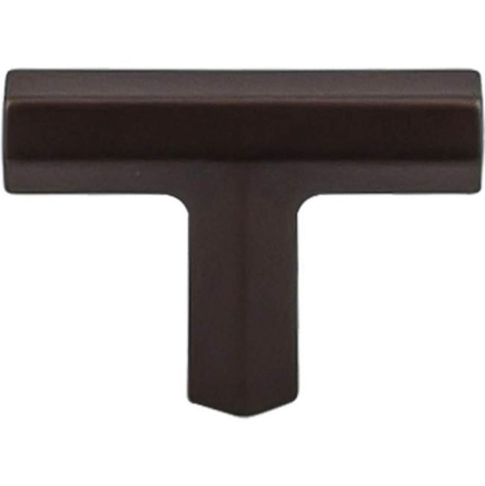 Lydia T Shape Knob 1 3/4 Inch Oil Rubbed Bronze