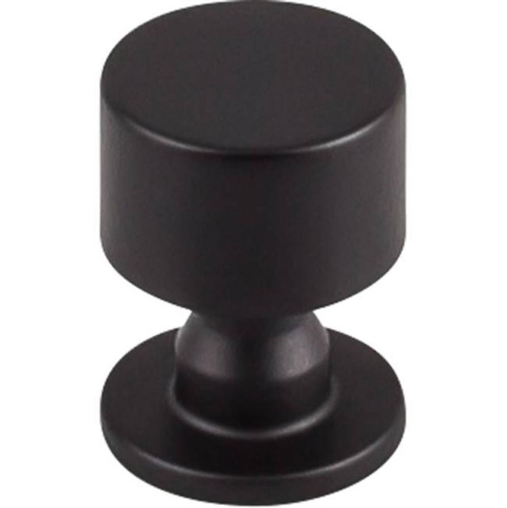 Lily Knob 1 Inch Flat Black