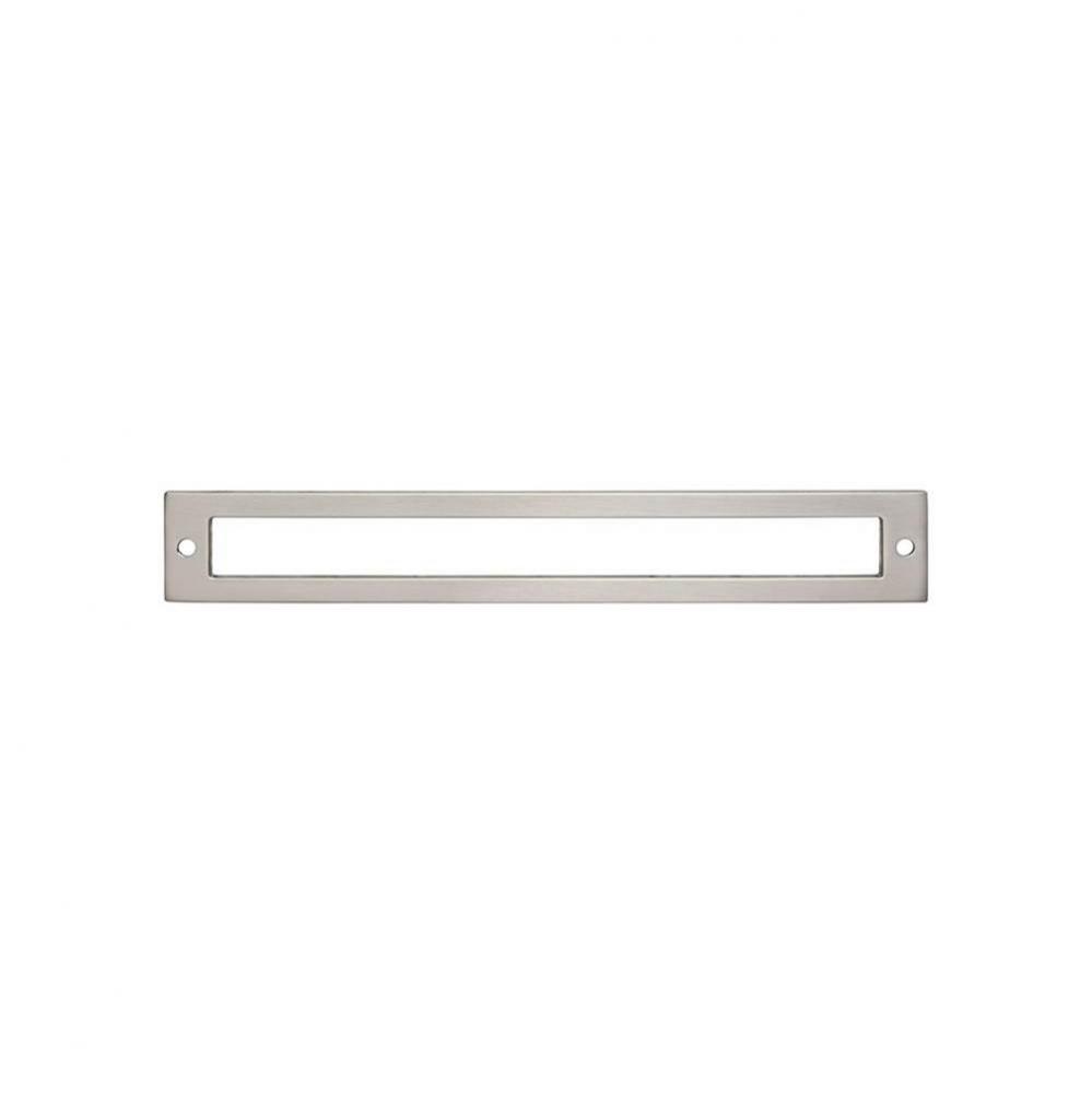 Hollin Backplate 7 9/16 Inch Brushed Satin Nickel