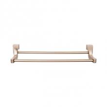 Top Knobs AQ11BB - Aqua Bath Towel Bar 30 Inch Double Brushed Bronze