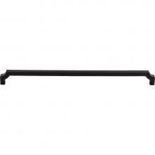 Top Knobs TK3026BLK - Davenport Pull 12 Inch (c-c) Flat Black