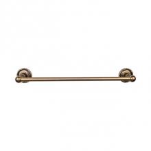 Top Knobs ED8GBZE - Edwardian Bath Towel Bar 24 Inch Single - Ribbon Bplate German Bronze