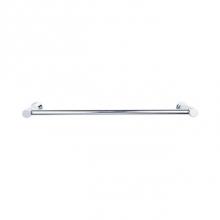 Top Knobs HOP10PC - Hopewell Bath Towel Bar 30 Inch Single Polished Chrome