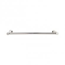 Top Knobs HOP6PN - Hopewell Bath Towel Bar 18 Inch Single Polished Nickel