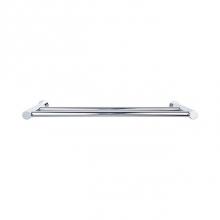 Top Knobs HOP7PC - Hopewell Bath Towel Bar 18 Inch Double Polished Chrome