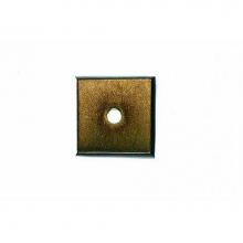 Top Knobs M1446 - Aspen Square Backplate 7/8 Inch Light Bronze