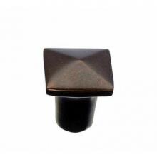 Top Knobs M1508 - Aspen Square Knob 3/4 Inch Mahogany Bronze