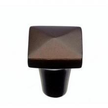 Top Knobs M1513 - Aspen Square Knob 7/8 Inch Mahogany Bronze