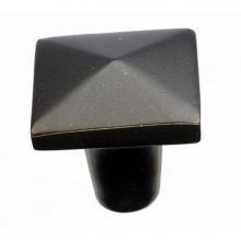 Top Knobs M1517 - Aspen Square Knob 1 1/4 Inch Medium Bronze