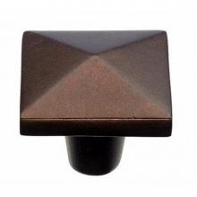 Top Knobs M1523 - Aspen Square Knob 1 1/2 Inch Mahogany Bronze