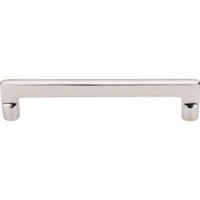 Top Knobs M1977 - Aspen II Flat Sided Pull 6 Inch (c-c) Polished Nickel