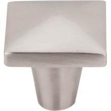 Top Knobs M2059 - Aspen II Square Knob 1 1/4 Inch Brushed Satin Nickel