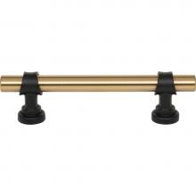 Top Knobs M2705 - Bit Pull 3 3/4 Inch (c-c) Honey Bronze and Flat Black