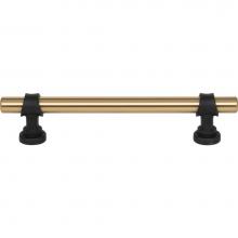 Top Knobs M2717 - Bit Pull 5 1/16 Inch (c-c) Honey Bronze and Flat Black