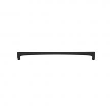 Top Knobs TK1017BLK - Riverside Pull 12 Inch (c-c) Flat Black