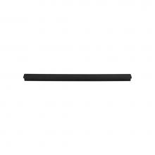 Top Knobs TK1046BLK - Minetta Tab Pull 12 Inch (c-c) Flat Black