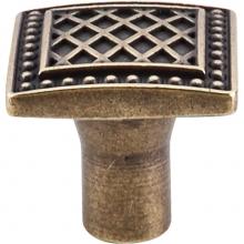 Top Knobs TK174GBZ - Trevi Square Knob 1 1/4 Inch German Bronze