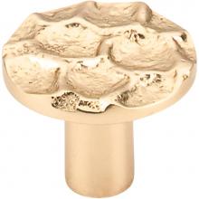 Top Knobs TK296BR - Cobblestone Round Knob 1 3/8 Inch Brass