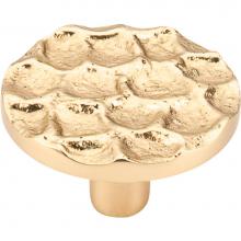 Top Knobs TK297BR - Cobblestone Round Knob 1 15/16 Inch Brass