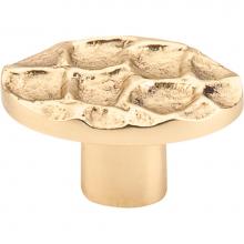 Top Knobs TK298BR - Cobblestone Oval Knob 2 Inch Brass