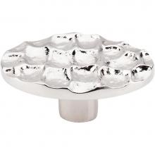 Top Knobs TK299PN - Cobblestone Oval Knob 2 5/8 Inch Polished Nickel