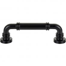 Top Knobs TK3141BLK - Cranford Pull 3 3/4 Inch (c-c) Flat Black