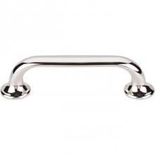Top Knobs TK593PN - Oculus Oval Pull 3 3/4 Inch (c-c) Polished Nickel