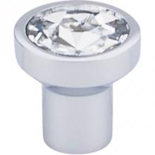 Top Knobs TK736PC - Wentworth Crystal Knob 1 1/8 Inch Polished Chrome Base