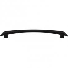 Top Knobs TK785BLK - Edgewater Pull 7 9/16 Inch (c-c) Flat Black