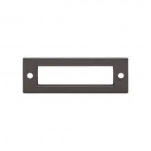 Top Knobs TK923AG - Hollin Backplate 3 Inch Ash Gray