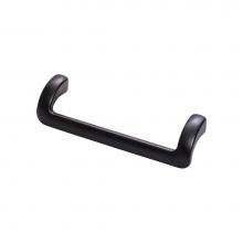 Top Knobs TK951BLK - Kentfield Pull 5 1/16 Inch (c-c) Flat Black