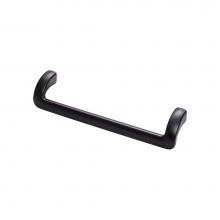 Top Knobs TK952BLK - Kentfield Pull 6 5/16 Inch (c-c) Flat Black