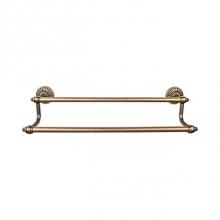 Top Knobs TUSC11GBZ - Tuscany Bath Towel Bar 30 Inch Double German Bronze