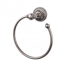 Top Knobs TUSC5PTA - Tuscany Bath Ring  Antique Pewter