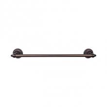 Top Knobs TUSC8ORB - Tuscany Bath Towel Bar 24 Inch Single Oil Rubbed Bronze